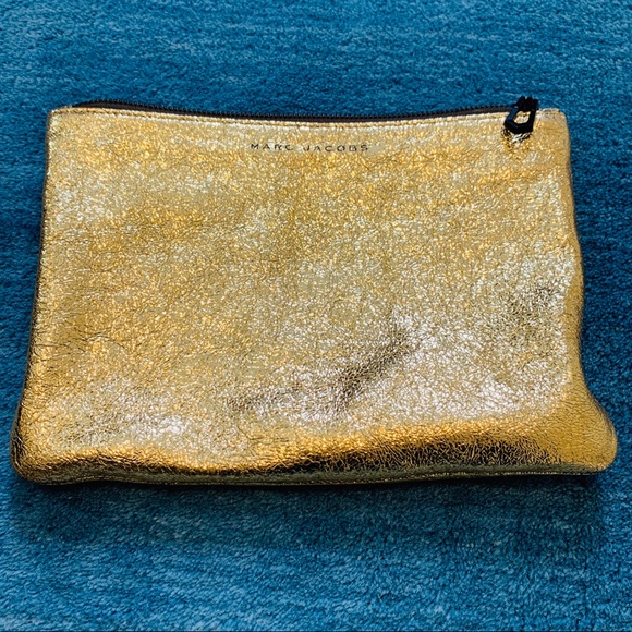 Marc Jacobs Bags Marc Jacobs Target Collection Gold Cosmetic Bag Poshmark